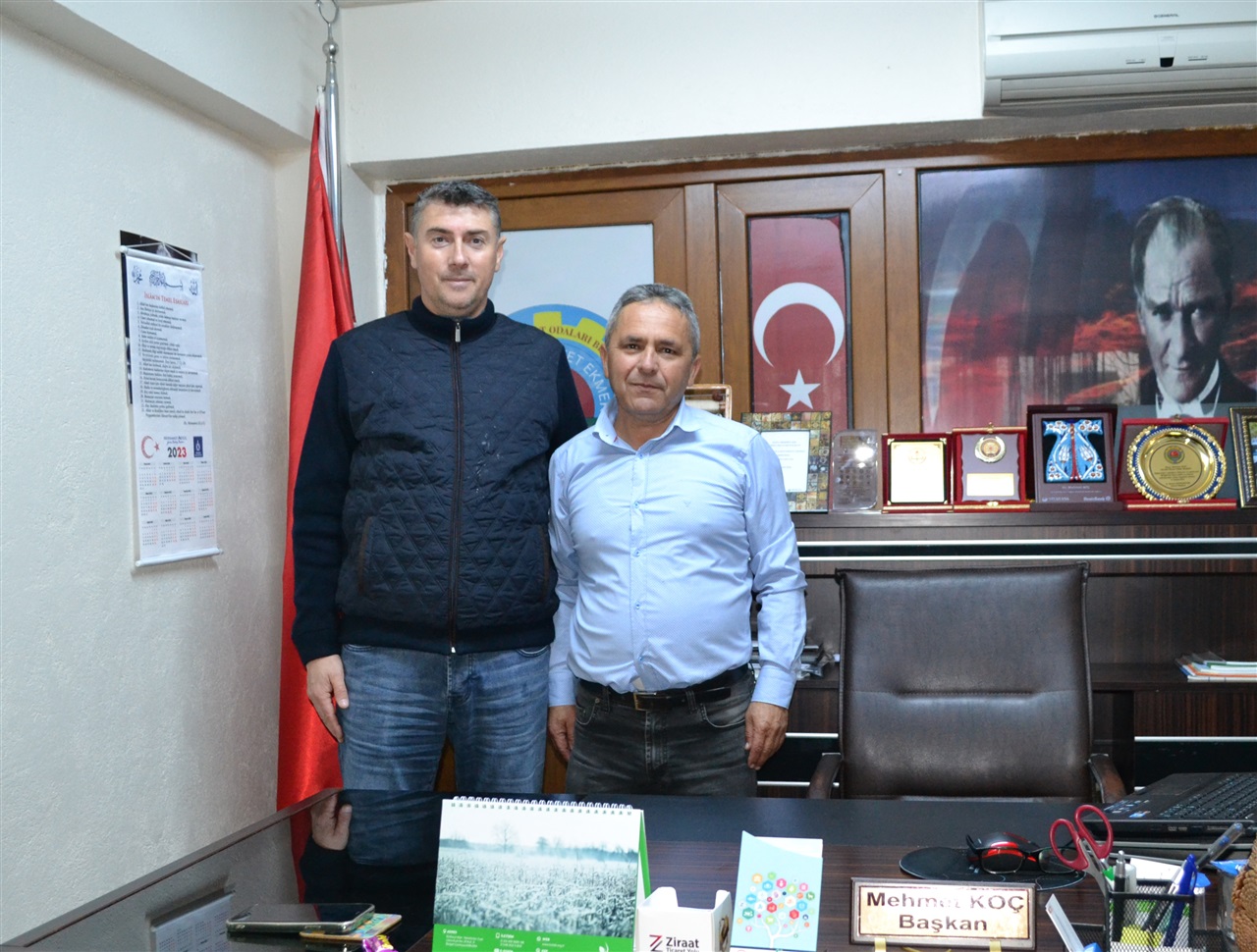 Gördes Ak Parti Belediye Başkan Aday Adayı Mustafa KERÇEK odamıza ziyareti