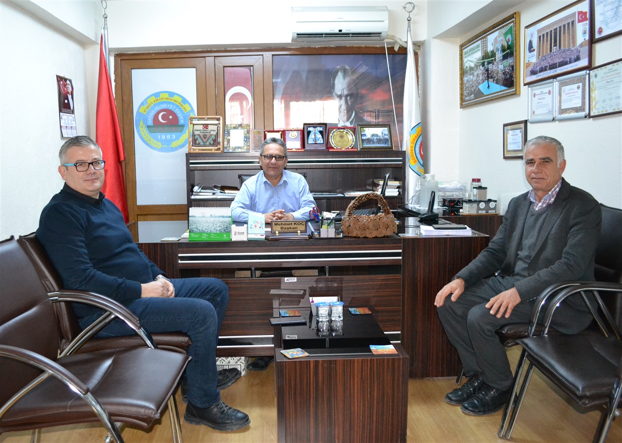 Gördes CHP Belediye Başkan Adayı İbrahim BÜKE odamıza ziyareti