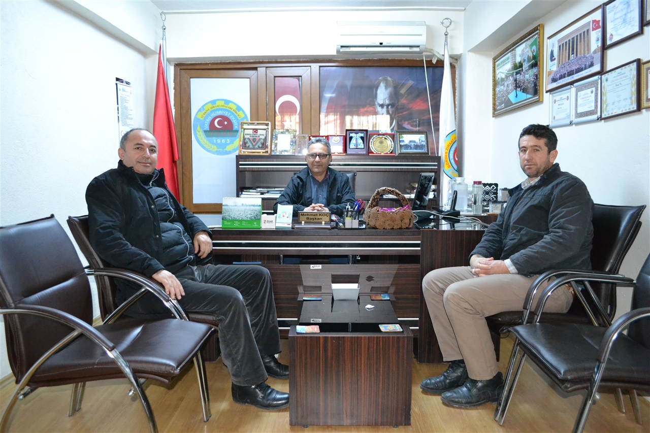 Gördes Ak Parti Belediye Başkan Aday Adayı İbrahim Coşkun ÇELİK odamıza ziyareti
